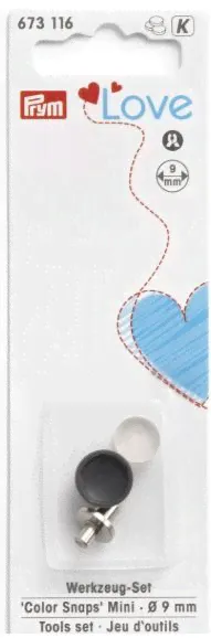 Набор инструментов для установки кнопок "Color Snaps Mini" PRYM 673116