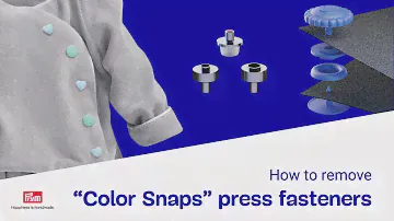 Prym Color Snaps entfernen