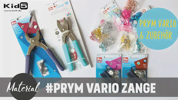 Materialvorstellung Vario Zange und Love Vario Zange von Prym  + Zubehör