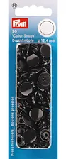 Кнопки Prym "Color Snaps" 393105 круглые черные