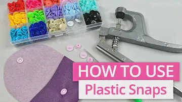HOW TO USE PLASTIC SNAPS ON FABRIC | KAM PLIERS TUTORIAL