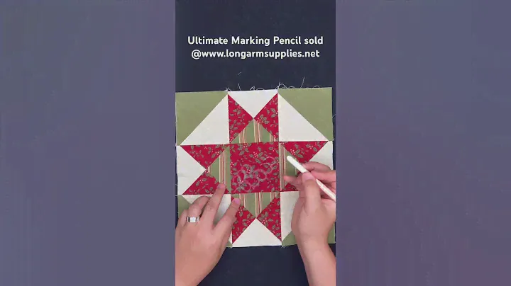 Ultimate Marking Pencil- Must have Quilting tool! #quilters #freehandquilting #quilting