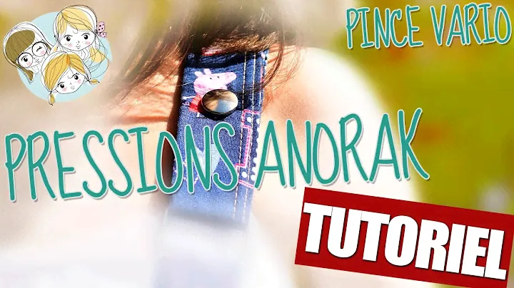 Pose des pressions anorak Prym avec la pince VARIO - www.lesfillesapois.fr